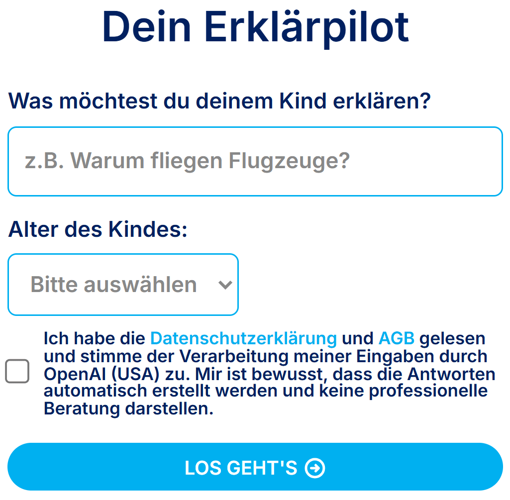 Screenshot Erklärpilot