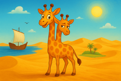 Ankunft_Giraffos Abenteuer in der Dünenwelt