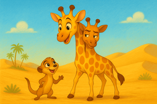Pipo Treff_Giraffos Abenteuer in der Dünenwelt