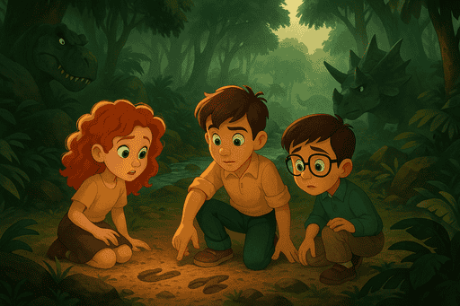 Spurensuche Kindergeschichte Drei Freunde und der Wecker einer anderen Zeit