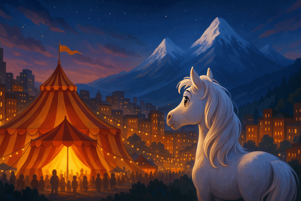 Titelbild Kindergeschichte Das Abenteur von Sternchen und den Bergfreunden