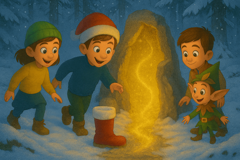 Pfad Kindergeschichte Der verlorene Stiefel des Nikolaus