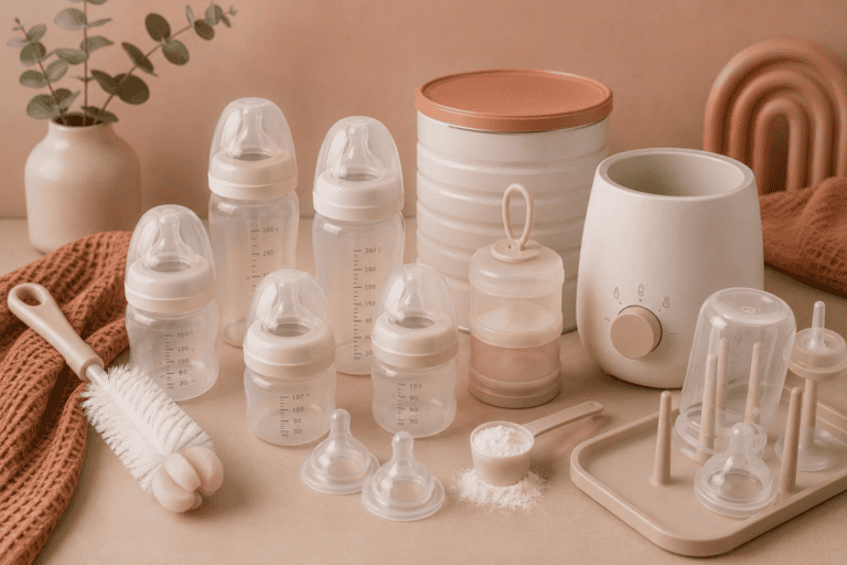 Familot Flaschenzubehör für Erstausstattung von Babys.